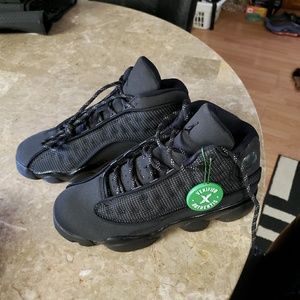 Air Jordan 13 Retro GS 'Black Cat' Youth Sneakers
